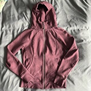 Lululemon Full Zip Scuba Hoodie in Purple